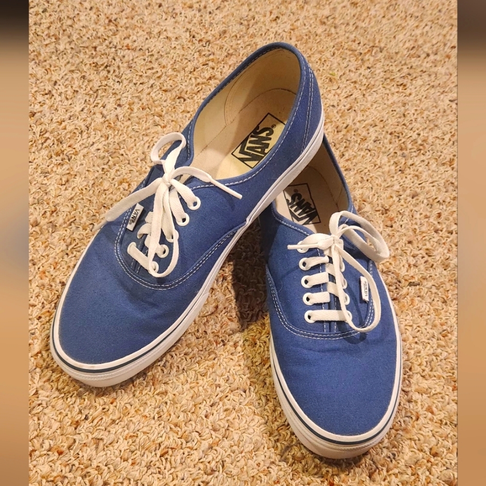 Men's blue Vans